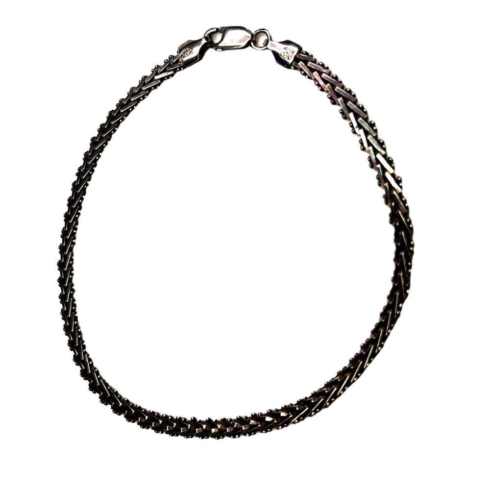 Sterling Silver Milor Fancy Link Bracelet